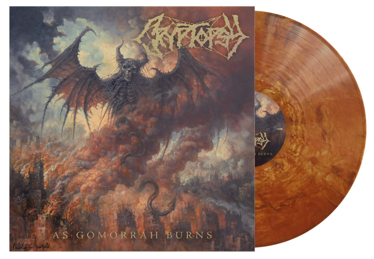 Cryptopsy "As Gomorrah Burns" 12"