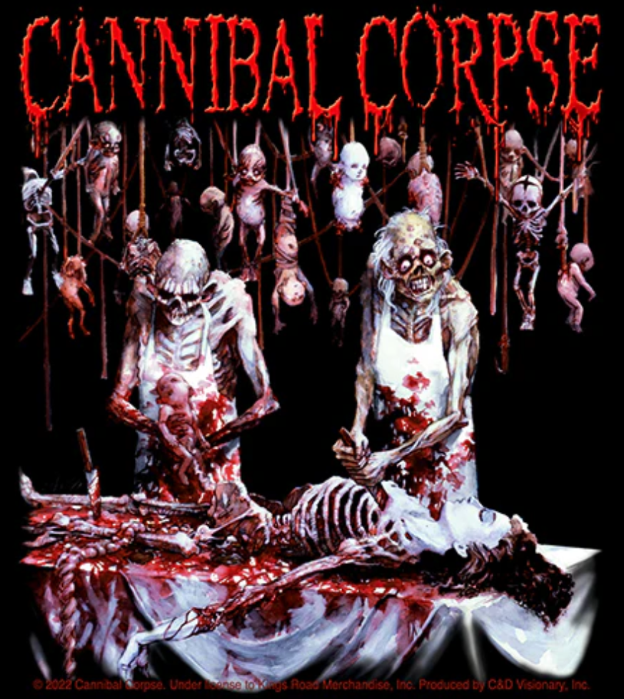 Cannibal Corpse "Butchered At Birth" Stickers & Decals