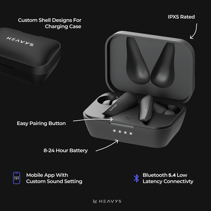 Heavys True Wireless EarBuds (H1E)