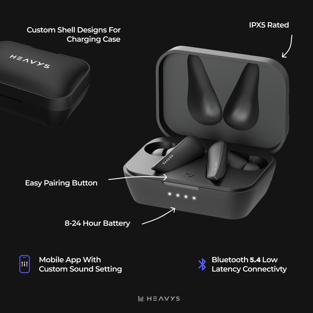 Heavys True Wireless EarBuds (H1E) - Limited Edition