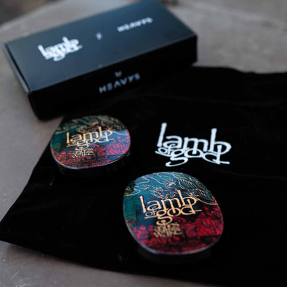 Lamb of God x Heavys shells with the velvet case