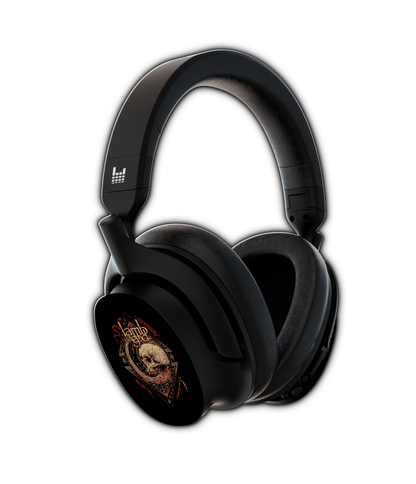 Heavys headphones with Lamb of God shells