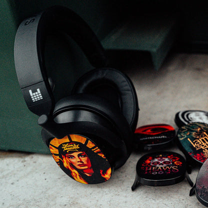 Heavys headphones with King Diamond shells