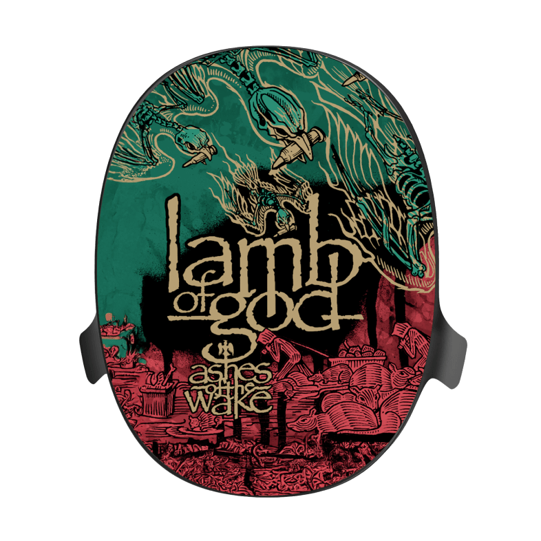 Heavys headphones with Lamb of God Ashes of the Wake shells
